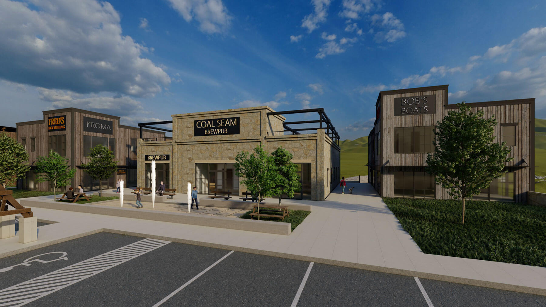 Newcastle mixed use commercial development
