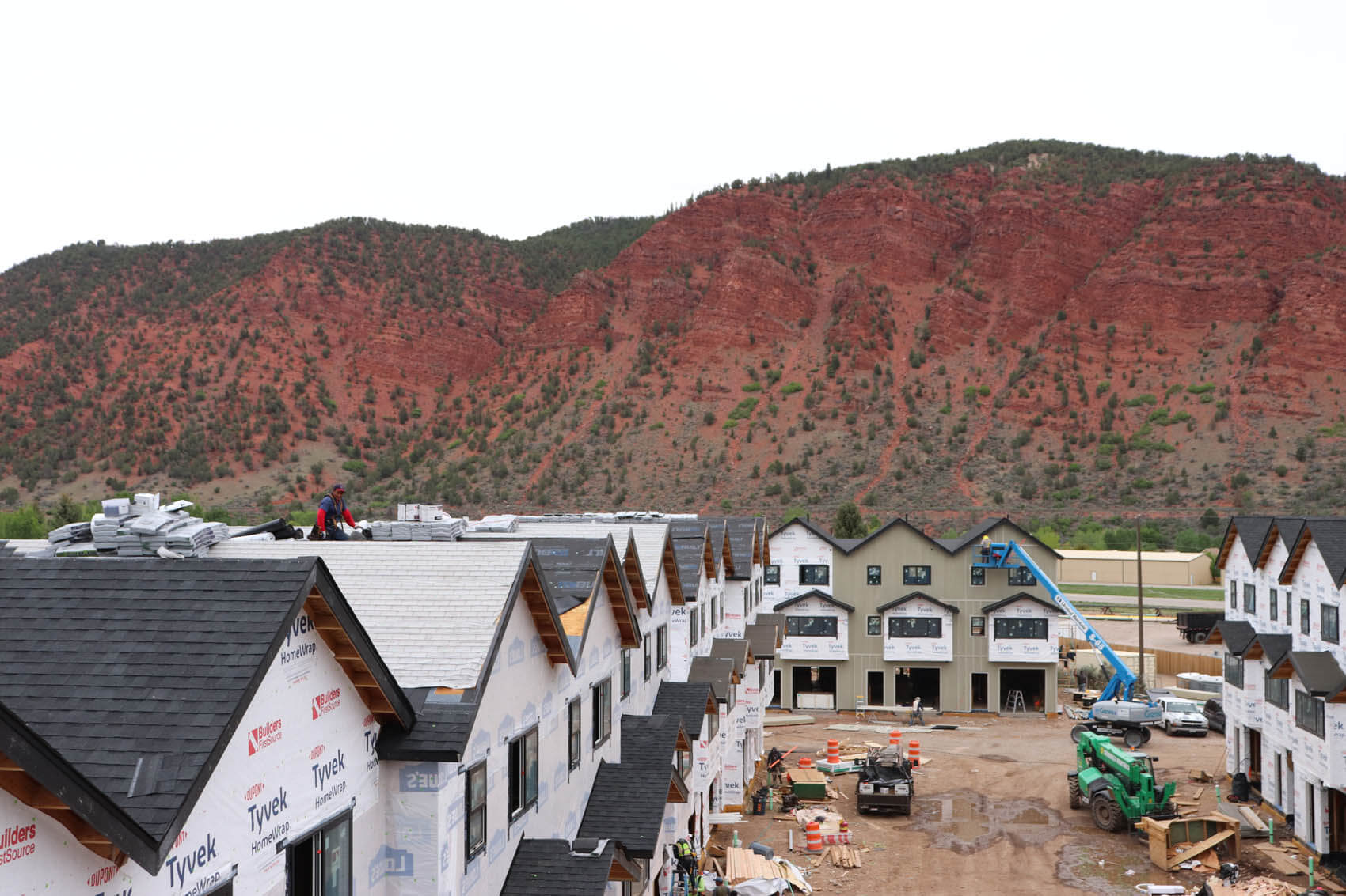 Solstice Townhomes Construction Progress