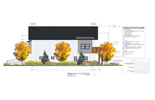 Sopris Town Homes individaul unit rendering